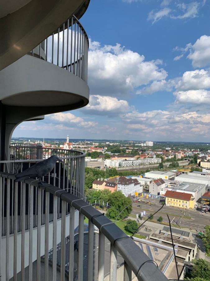 Appartment Im Hotelturm Augsburgo Exterior foto